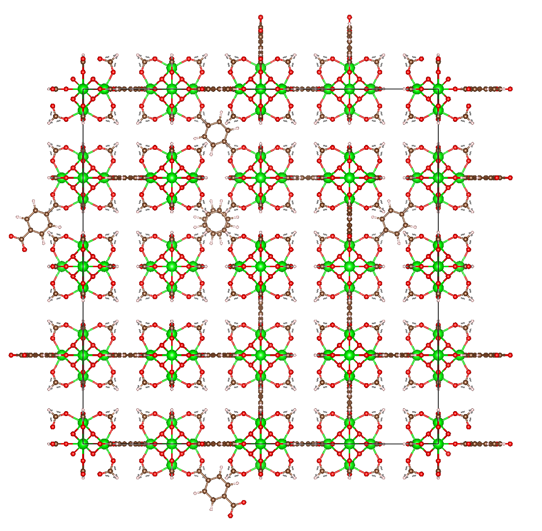 UiO-66 defective structure